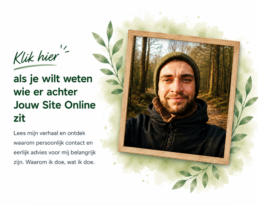 Jouw site online Hans Westerhof mijn verhaal